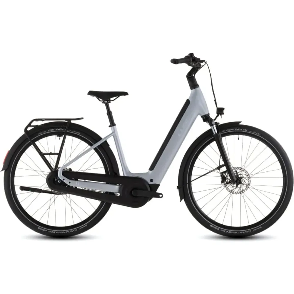 South Downs Bikes Cube Supreme Hybrid Comfort One 600 eHybrid Bike in Fog Grey | FREE delivery over £30 + Cycle Scheme