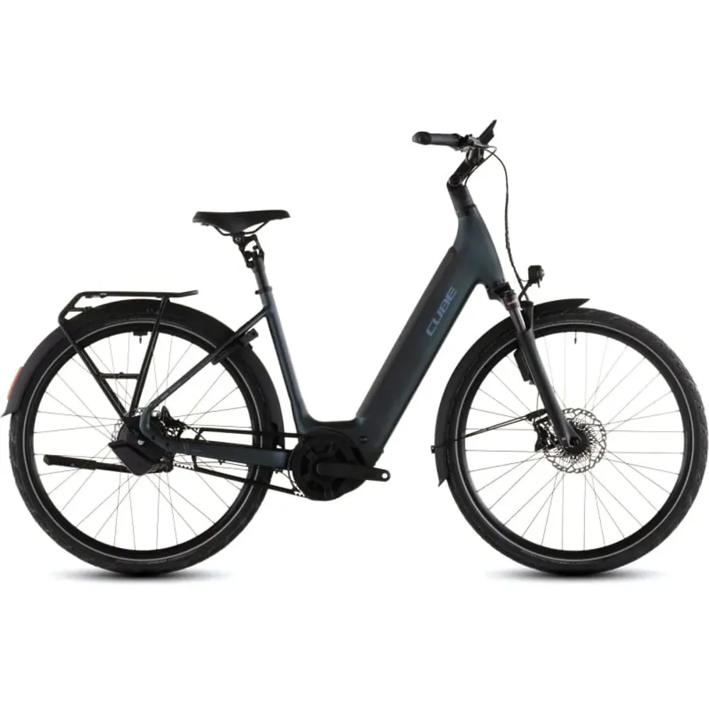 South Downs Bikes Cube Supreme Hybrid Deluxe SLT 600 eHybrid Bike in Metal Blue/Reflex | FREE delivery over £30 + Cycle Scheme