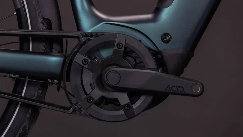 Cube Supreme Hybrid Deluxe SLT 600 eHybrid Bike in Metal Blue/Reflex-4