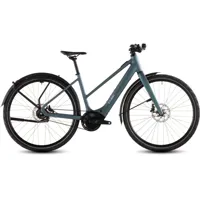 South Downs Bikes Cube Editor Hybrid SLT 400x FE eHybrid Bike in Smaragd Grey/Prism | FREE delivery over £30 + Cycle Scheme