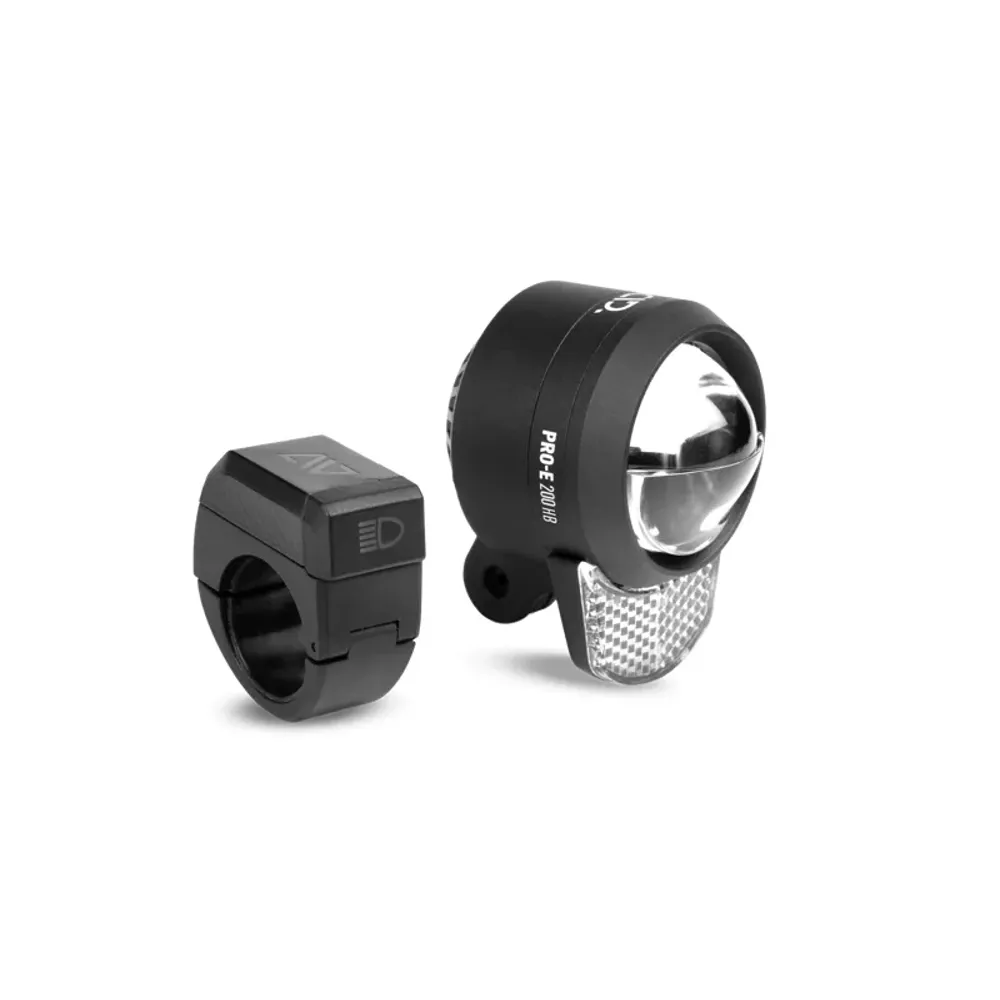 South Downs Bikes Acid E-Bike Front Light Pro-E 200 High Beam X-Connect In Black | FREE delivery over £30 + Cycle Scheme