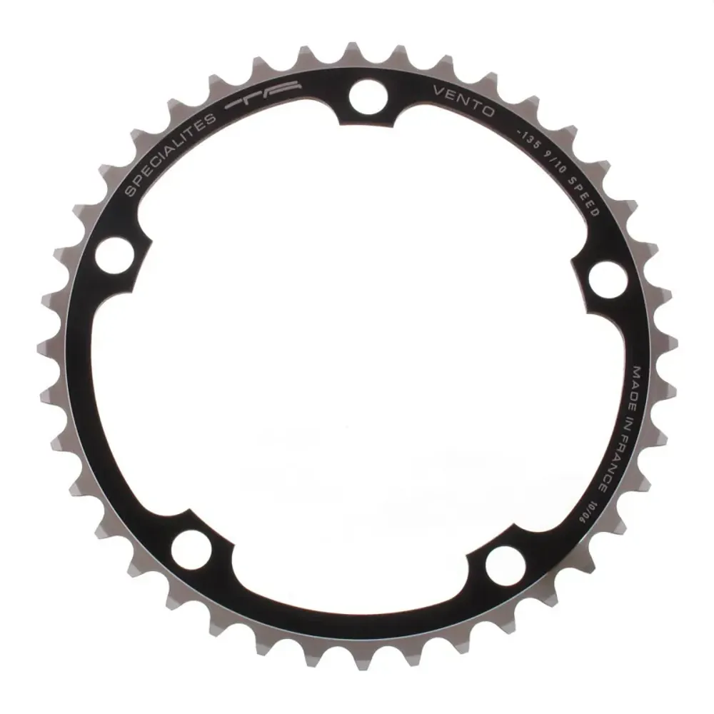 South Downs Bikes TA Vento 135-pcd 9/10-speed Campagnolo Chainring in Black | FREE delivery over £30 + Cycle Scheme