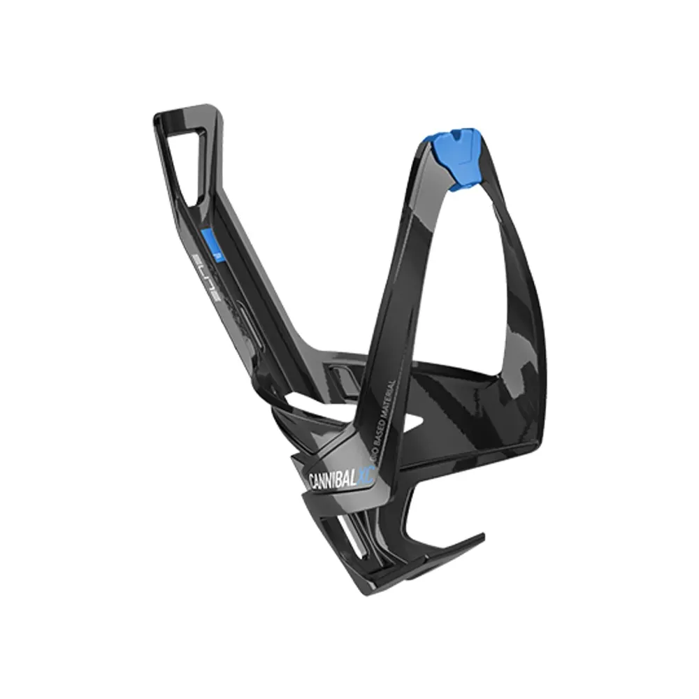 South Downs Bikes Elite Bottle Cage Elite Cannibal XC Bio-Based In Black Glossy Blue Graphic | FREE delivery over £30 + Cycle Scheme