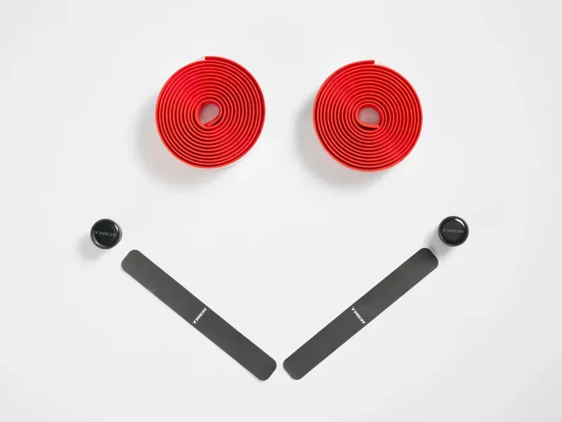 Trek Gel Cork Handlebar Tape Set In  Viper Red-3