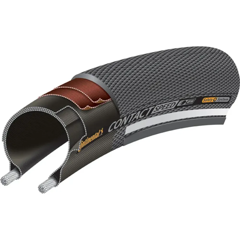 South Downs Bikes Continental Contact Speed Tyre in Black | FREE delivery over £30 + Cycle Scheme