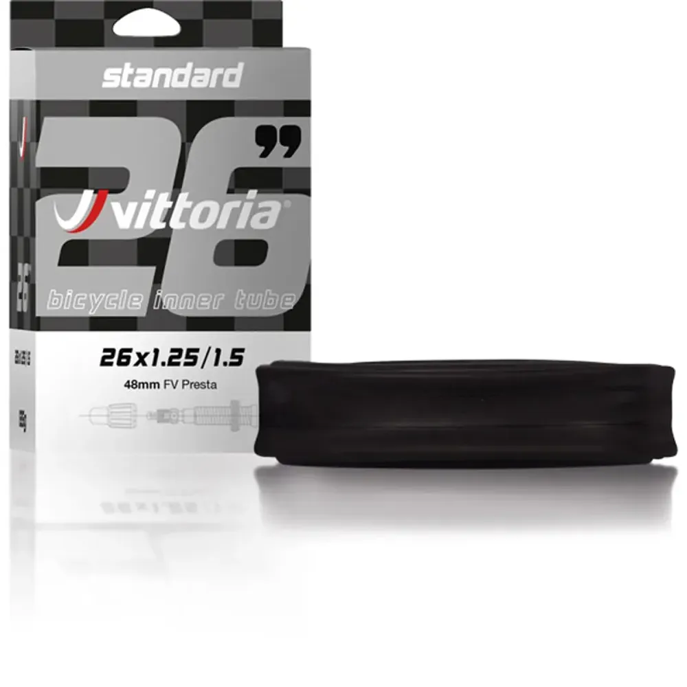 South Downs Bikes Vittoria Standard Presta Valve Inner Tube - 80mm 700x20/28c FV | FREE delivery over £30 + Cycle Scheme