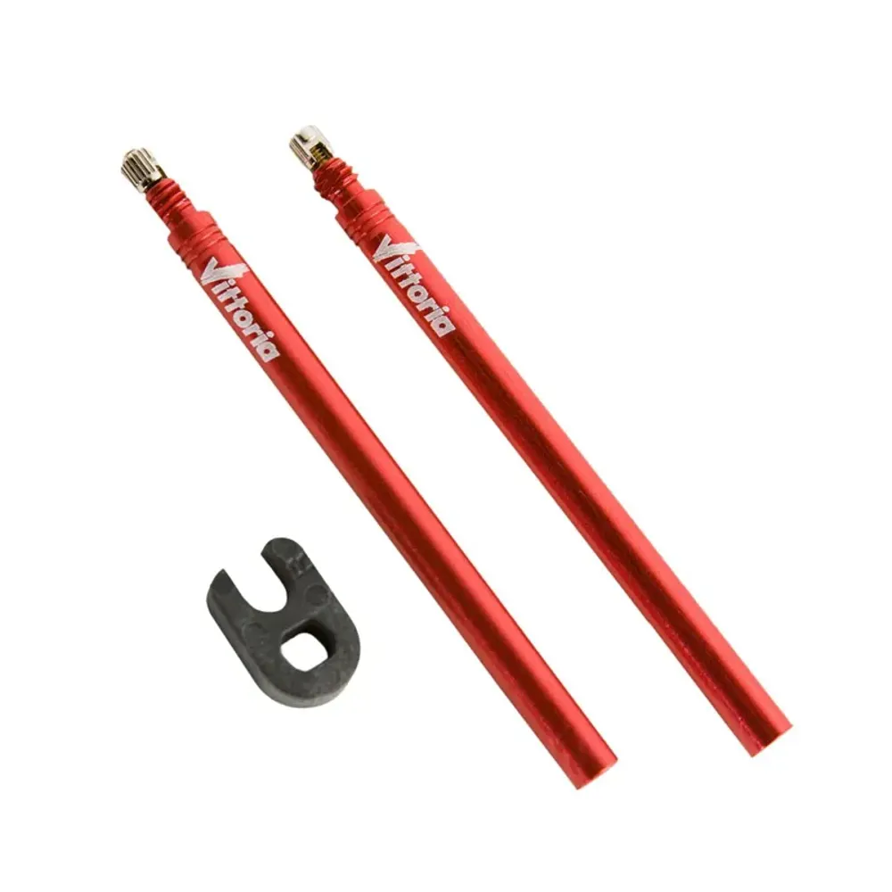 South Downs Bikes Vittoria 30mm Presta Valve Extensions in Red | FREE delivery over £30 + Cycle Scheme