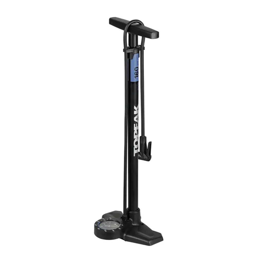 South Downs Bikes Topeak Joe Blow Roadie EX Floor Pump in Black/Blue | FREE delivery over £30 + Cycle Scheme