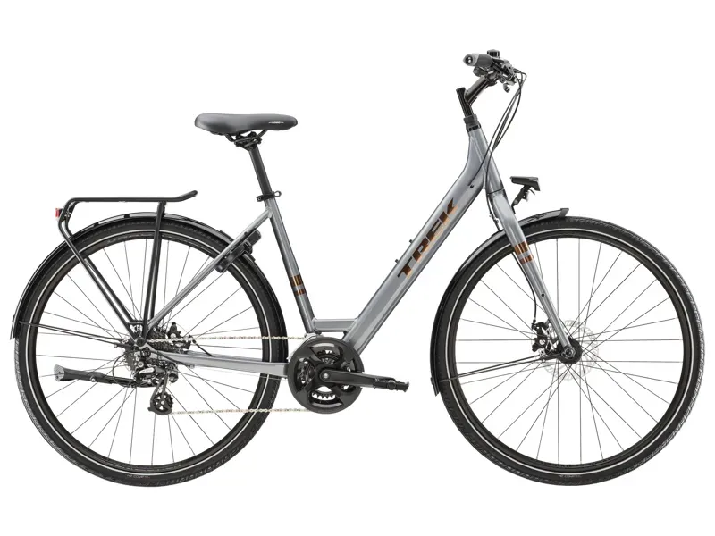 Trek Verve Eq Lowstep Hybrid Bike in Galactic Grey