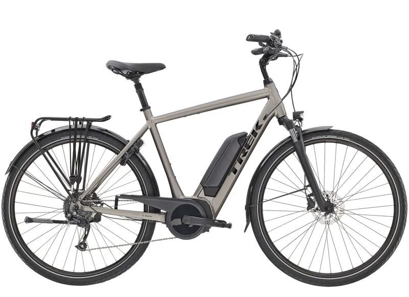 2021 Trek Verve+ 2 400wh Electric Hybrid Bike in Silver