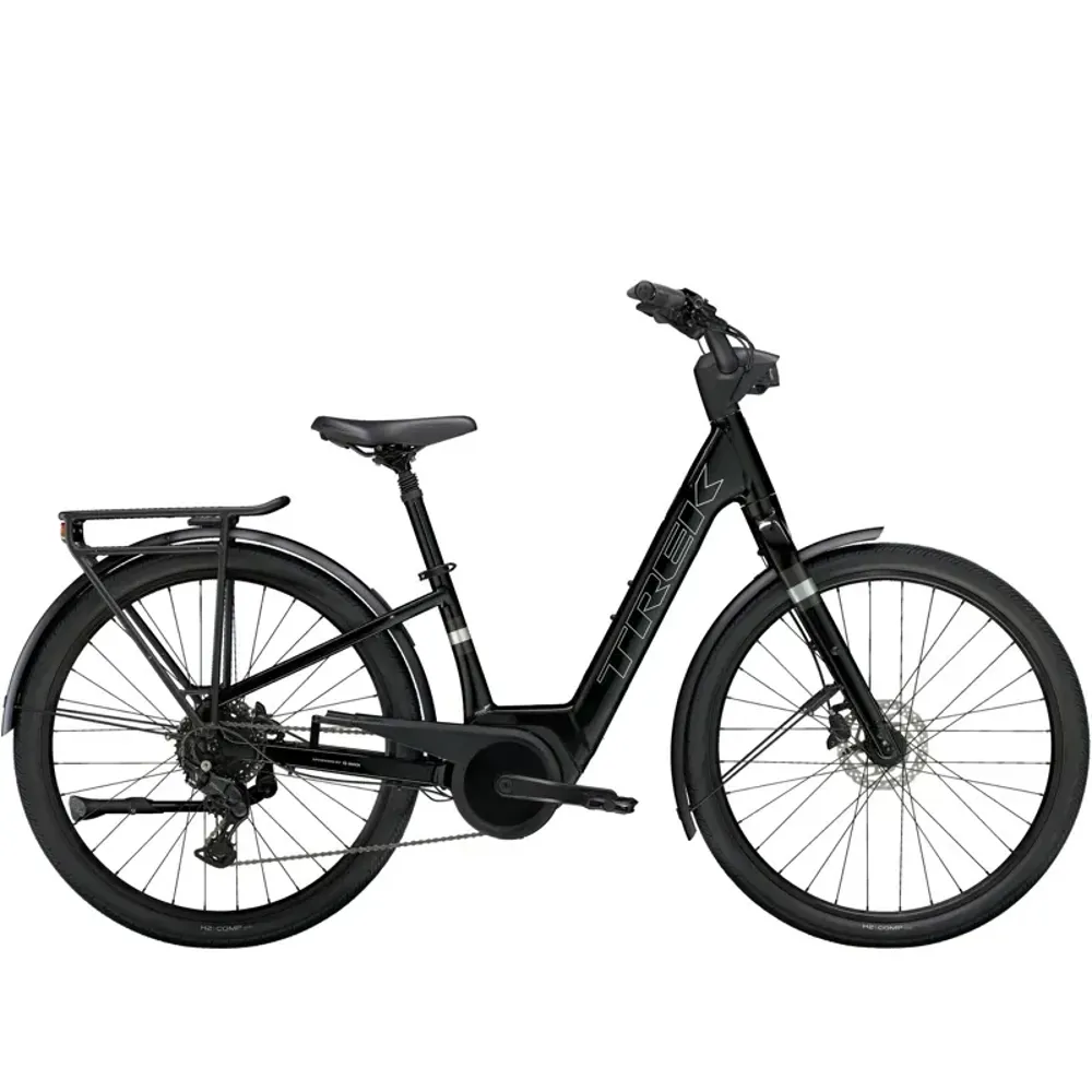 South Downs Bikes Trek Verve+ 2 Lowstep e-Hybrid Bike In Trek Black | FREE delivery over £30 + Cycle Scheme