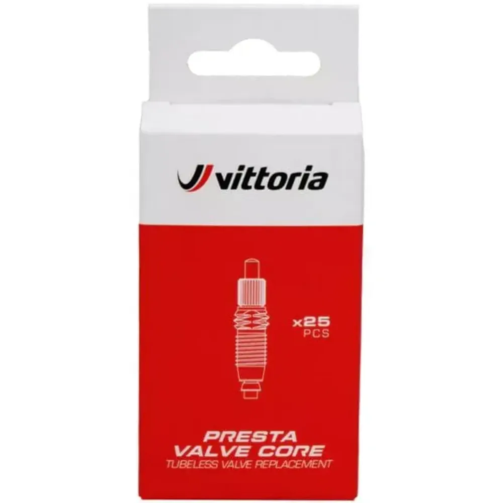 South Downs Bikes Vittoria Valve Mechanism Presta Cores 25-pack in Black | FREE delivery over £30 + Cycle Scheme