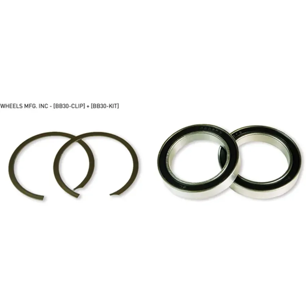 South Downs Bikes Wheels Manufacturing BB30 Service Kit w/AC Bearings in Black | FREE delivery over £30 + Cycle Scheme
