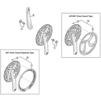 South Downs Bikes Shimano Spares SPRE FCM371 48T Chain Guard and bolts | FREE delivery over £30 + Cycle Scheme