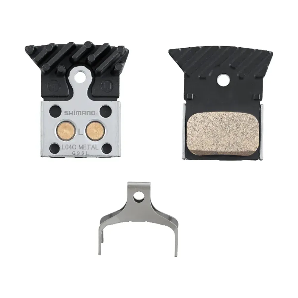 South Downs Bikes Shimano Spares Shimano L04c-mf 1 Pair Disc Brake Pad Metal With Fin | FREE delivery over £30 + Cycle Scheme